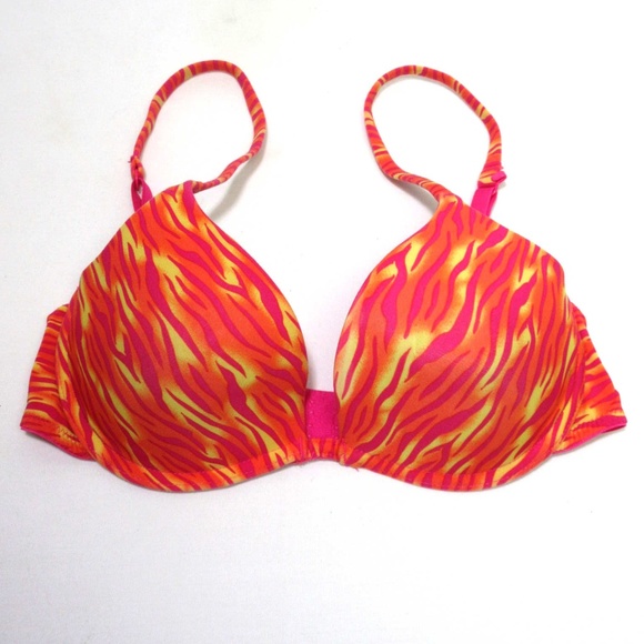 Candie's Other - Candie's Bra Size 34C Womans Zebra Orange Pink